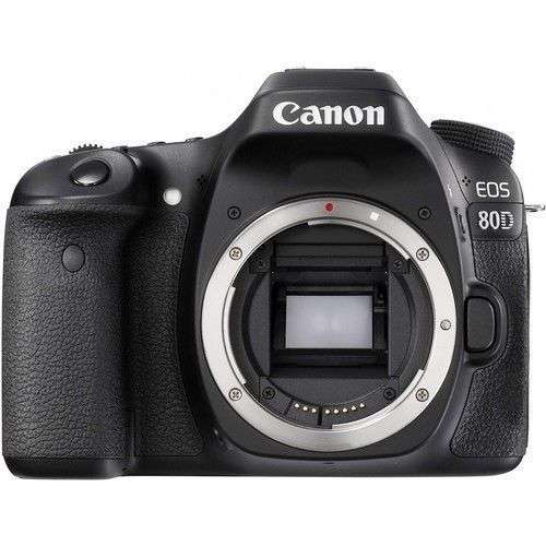 Canon EOS 80D 24.2MP Digital SLR Camera - Black (Body Only)